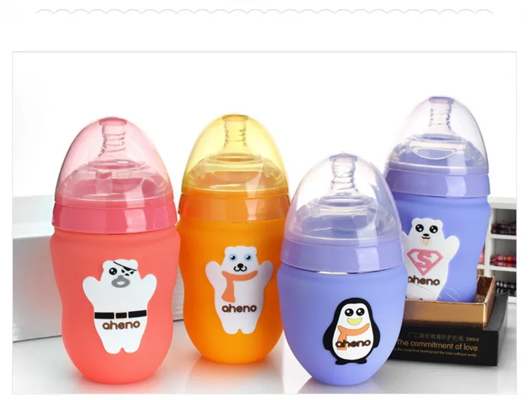 Новое поступление Бора хрусталь (A007) широким горлом бутылки молока S код соска