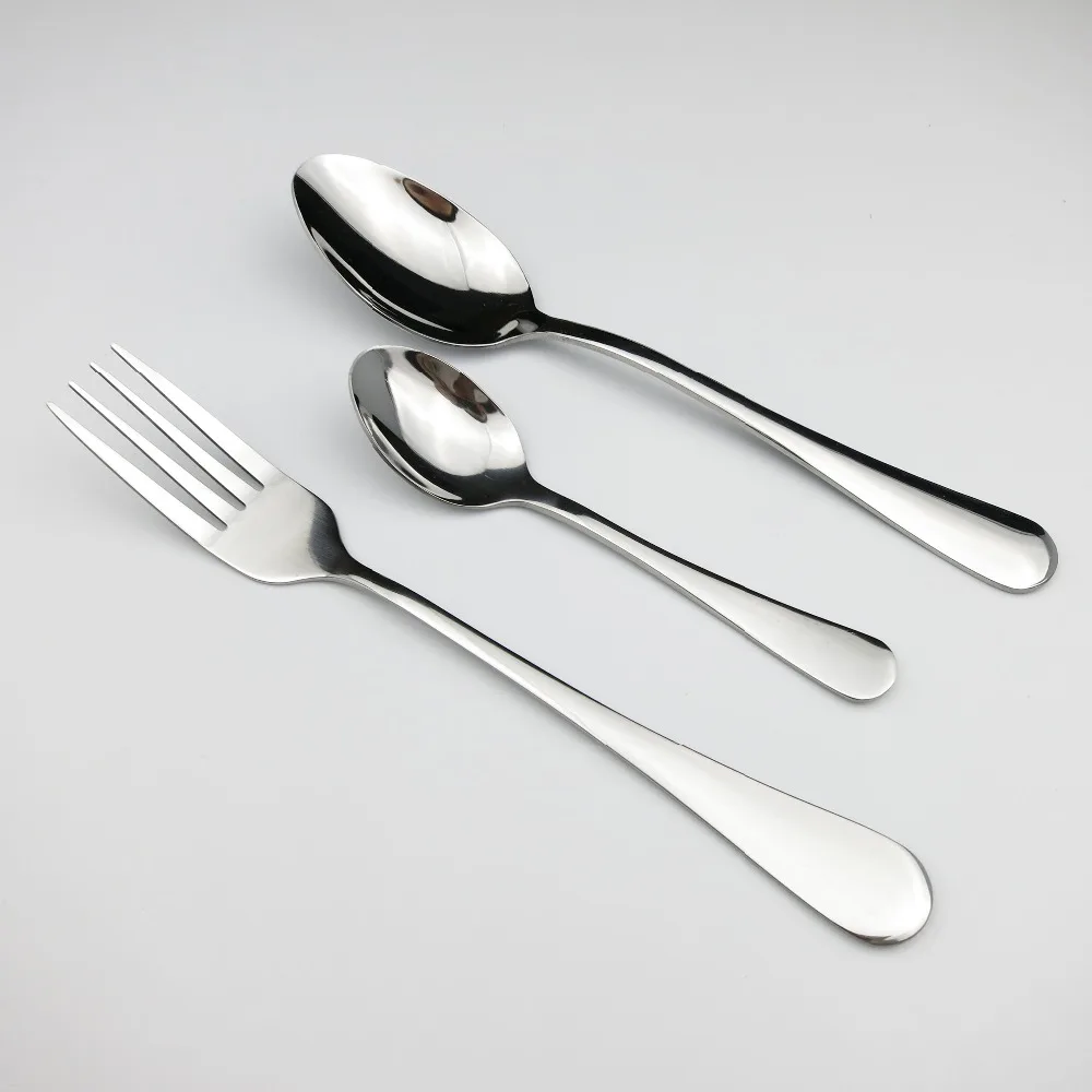 Jankng 5 шт./лот из нержавеющей стали столовые сервизы Дешевые Покрытием приборы нож