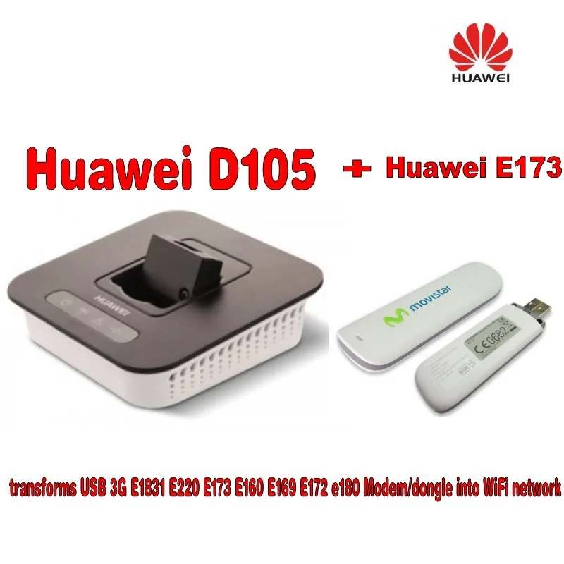 Бесплатная доставка Huawei D105 3G маршрутизатор поддержка LAN +|Модемы| |