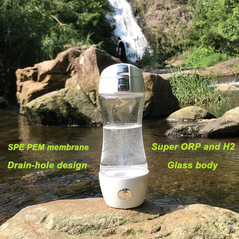 5 го поколения SPE PEM водород богатый генератор бутылка с ионизатором воды для