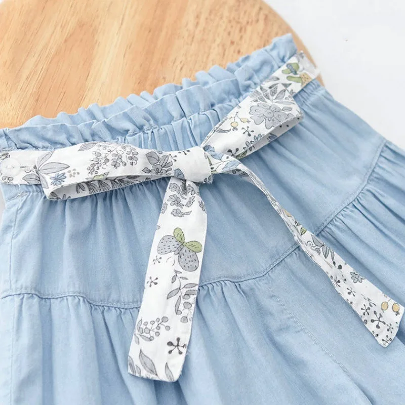 Детские размеры новый стиль светло-голубые качественные хлопковые короткие