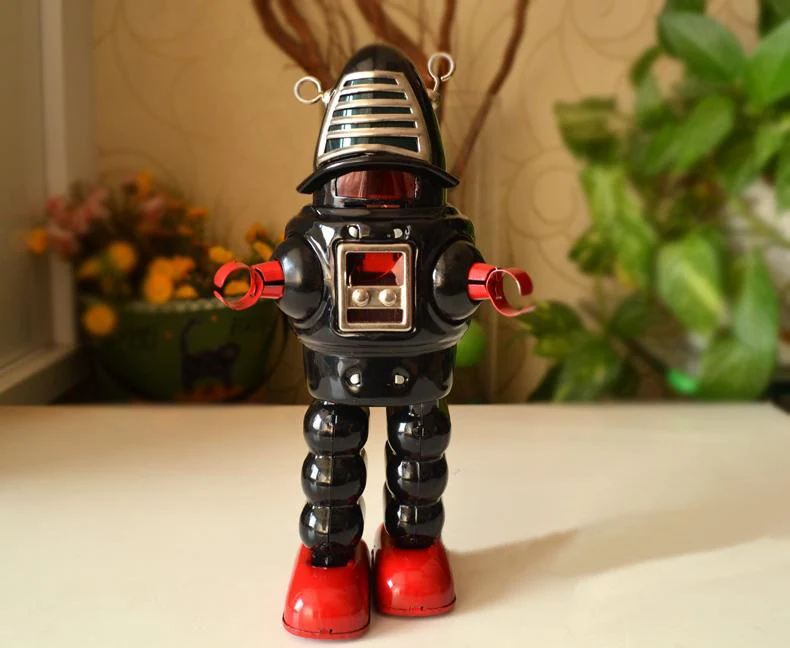 Классический ретро оловянные игрушки Robbie редкая коллекция заводных