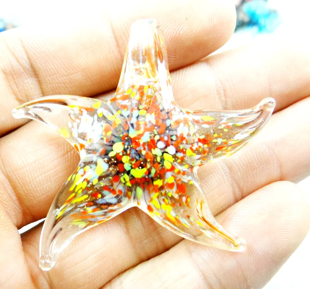 Разноцветные Стеклянные Подвески Liuli P81 ожерелье с разноцветной глазурованной