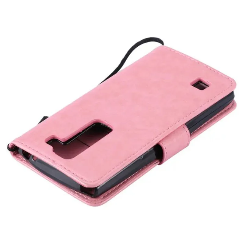 Кожаный чехол для coque LG Spirit 4G LTE C70 H420 H422 H440N чехол для coque LG C70 Tree сумки для мобильных телефонов+ держатель для карт