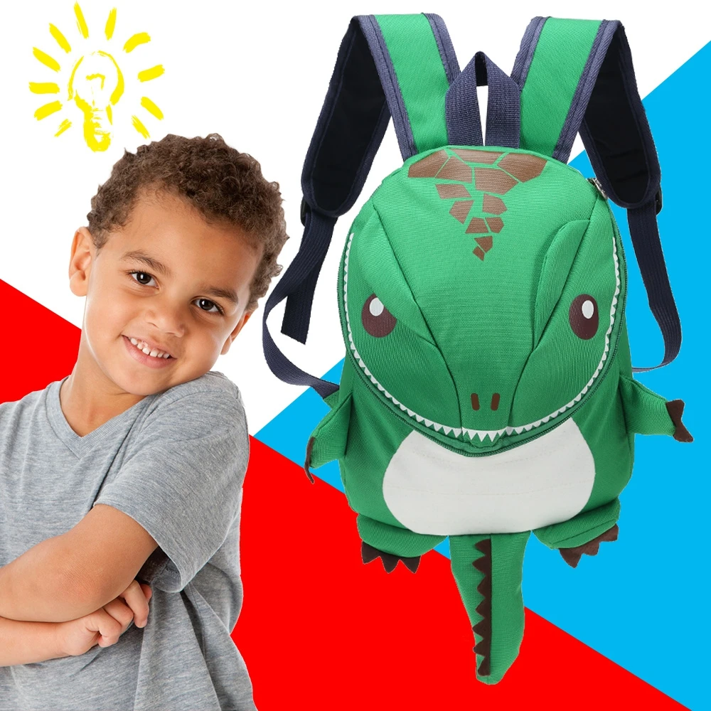 Милый мультяшный рюкзак в виде динозавра для детского сада Kawaii школьная сумка