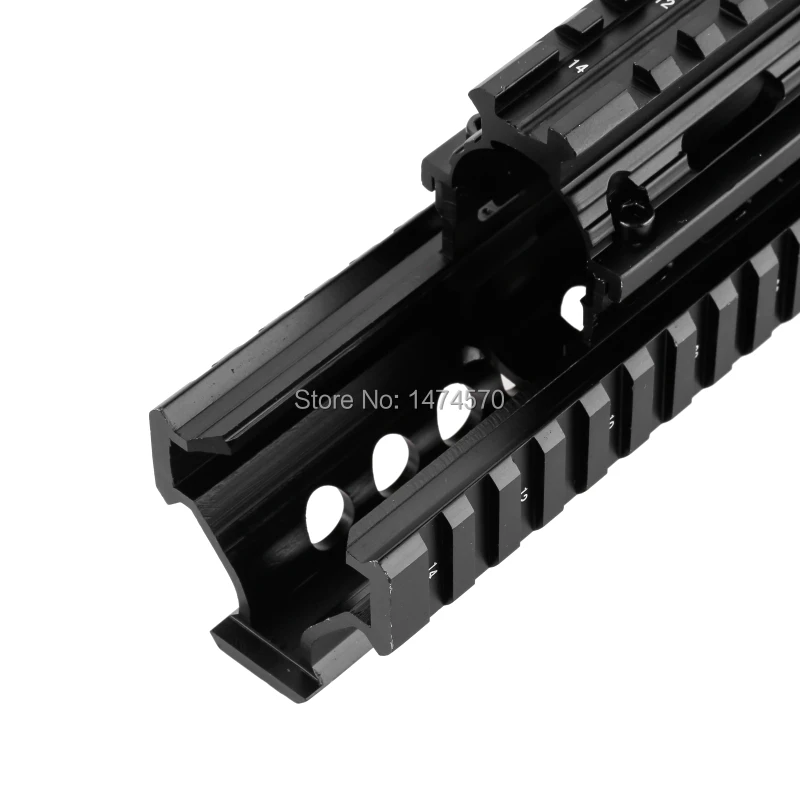 AK 47/74 Тактический Quad рельсы направляющая для ствольной накладки с 6 шт. Чехлы