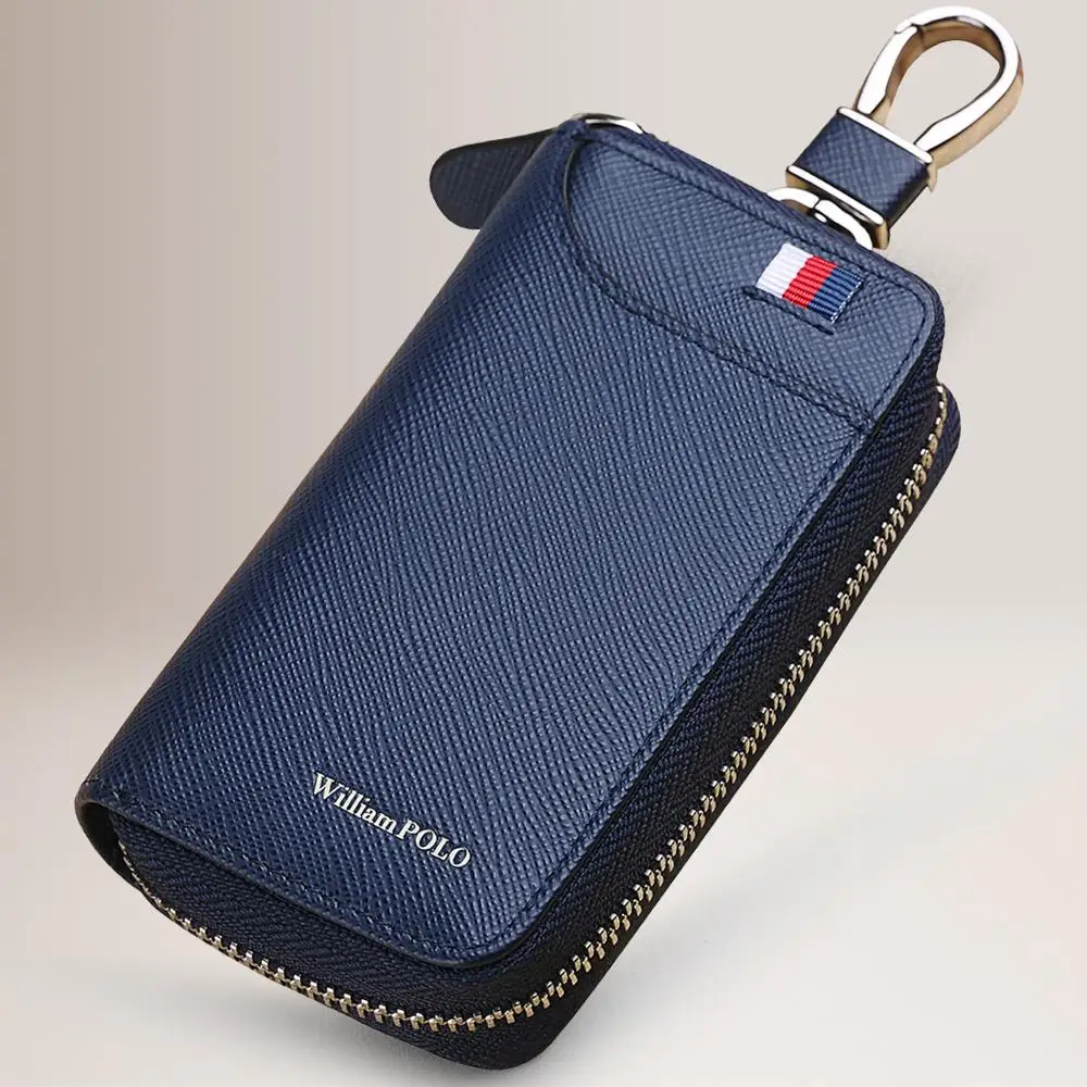 Брендовый кошелек WILLIAMPOLO мужские и женские кошельки для ключей из натуральной