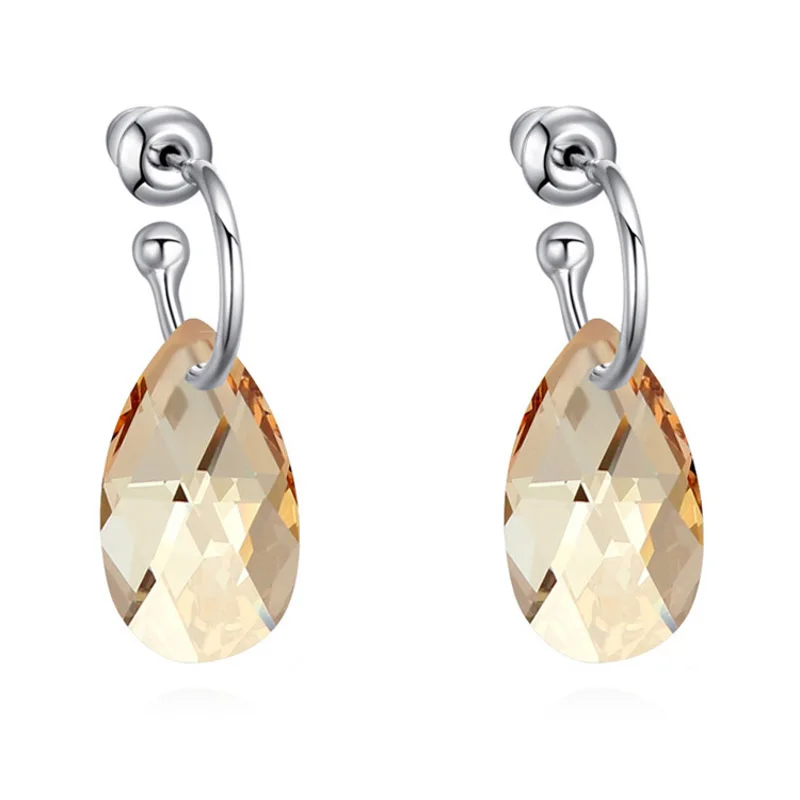 Женские серьги из 100% оригинальных кристаллов Swarovski модные ювелирные изделия