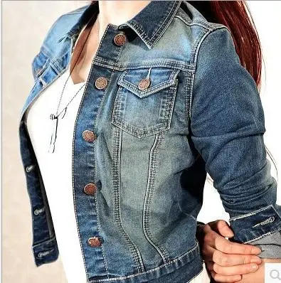 Женская джинсовая куртка новинка весны 2019 тонкая моющаяся одежда для поездок с