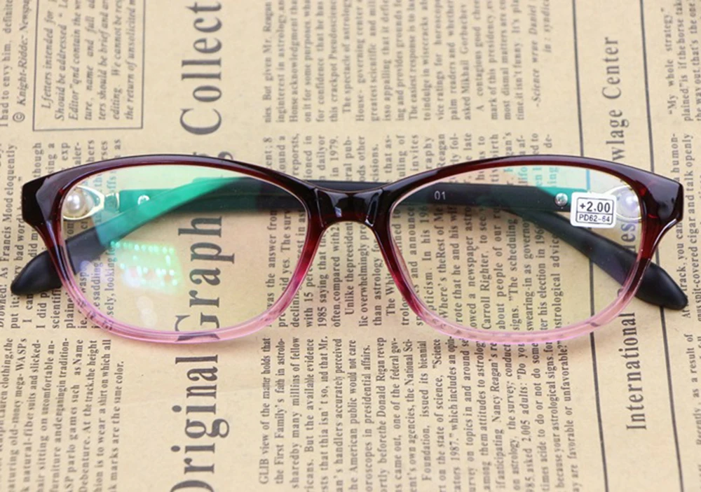 2019 прогрессивные очки для чтения винтажные классические с алмазным украшением и