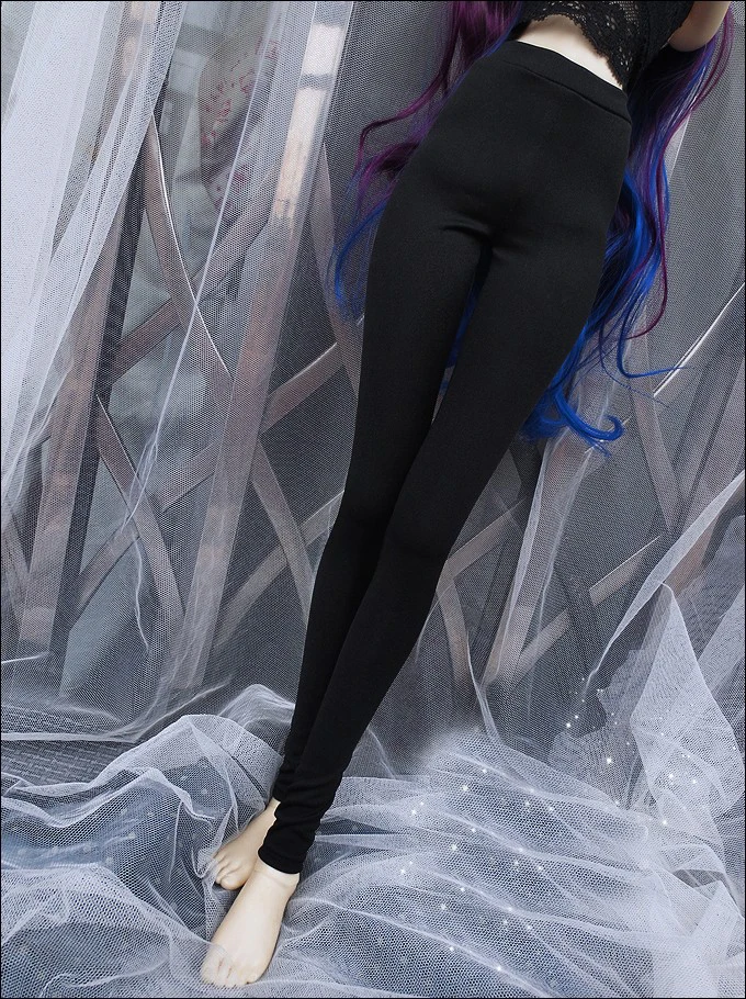 D01-P072 детская игрушка ручной работы 1/3 1/4 аксессуары для кукол BJD/SD Одежда для кукол черные облегающие Стрейчевые брюки-карандаш 1 шт