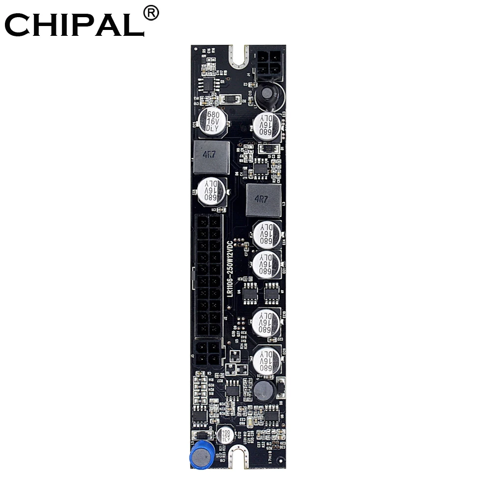 CHIPAL 250W 12V DC ATX блок питания 24Pin переключатель блока адаптер карт мини ITX высокого