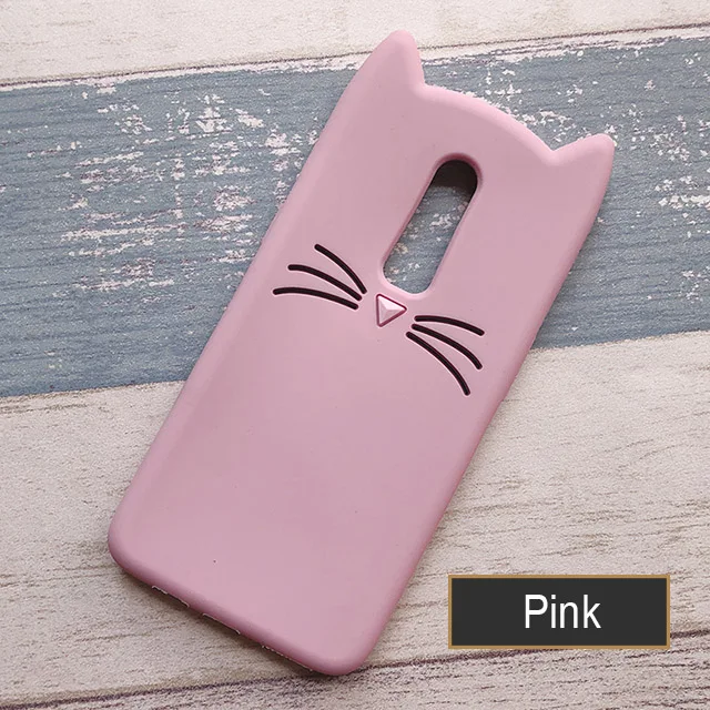 pink 3D мультяшный японский блестящий чехол с бородой котом для LG K10 мягкий чехол для телефона s для LG G6 Q6 чехол s для LG K4 K8 силиконовый чехол - Цвет: pink