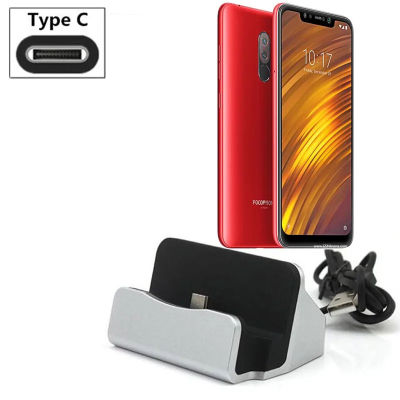 Для Xiaomi Pocophone F1 Настольный usb кабель для синхронизации данных Type C док станция