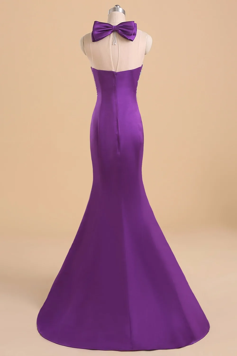 Длинное атласное платье русалка с бусинами на молнии|elegant gowns|robe de soireeevening dress |