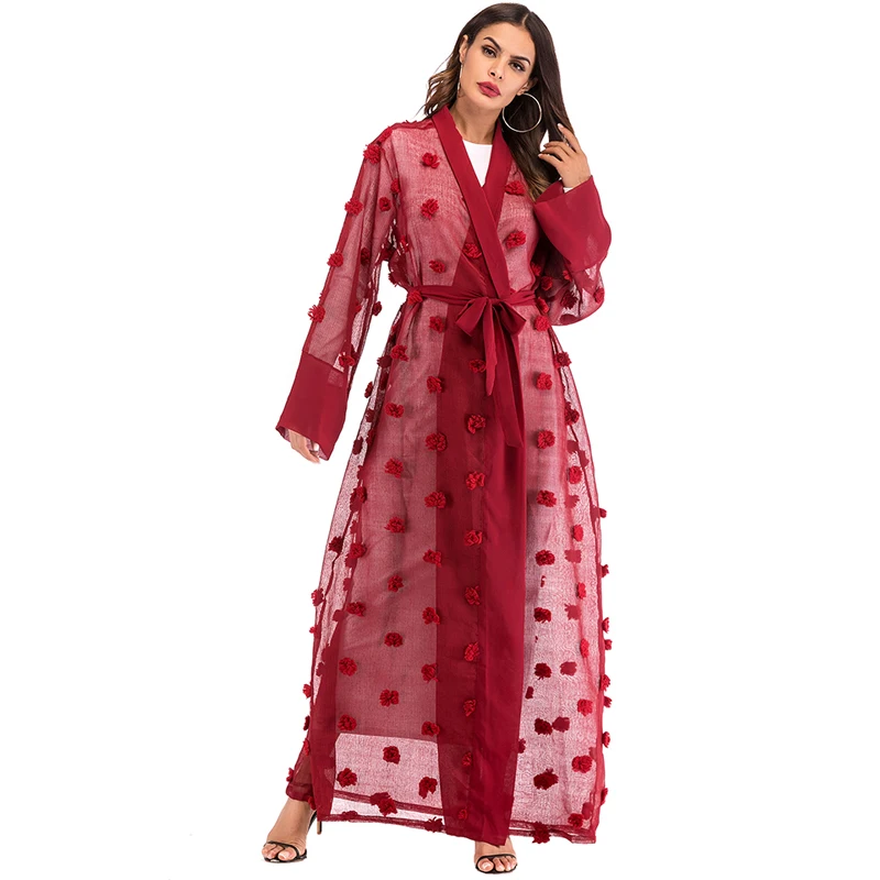 

Eid Kaftan Dubai Abaya Kimono Muslim Hijab Dress Caftan Turkish Islamic Clothing Abayas For Women Cardigan Robe Musulman De Mode