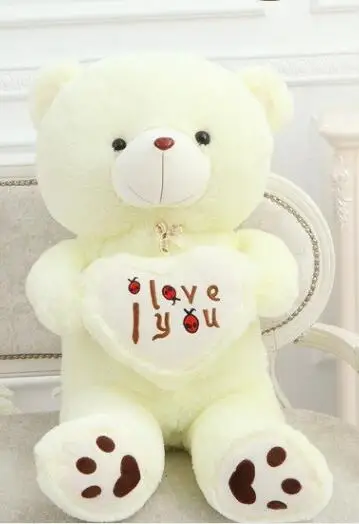 

70cm 90cm Stuffed Plush Toy Holding I Love You Heart Big Plush Teddy Bear Soft Gift for Valentine Day Birthday Girls