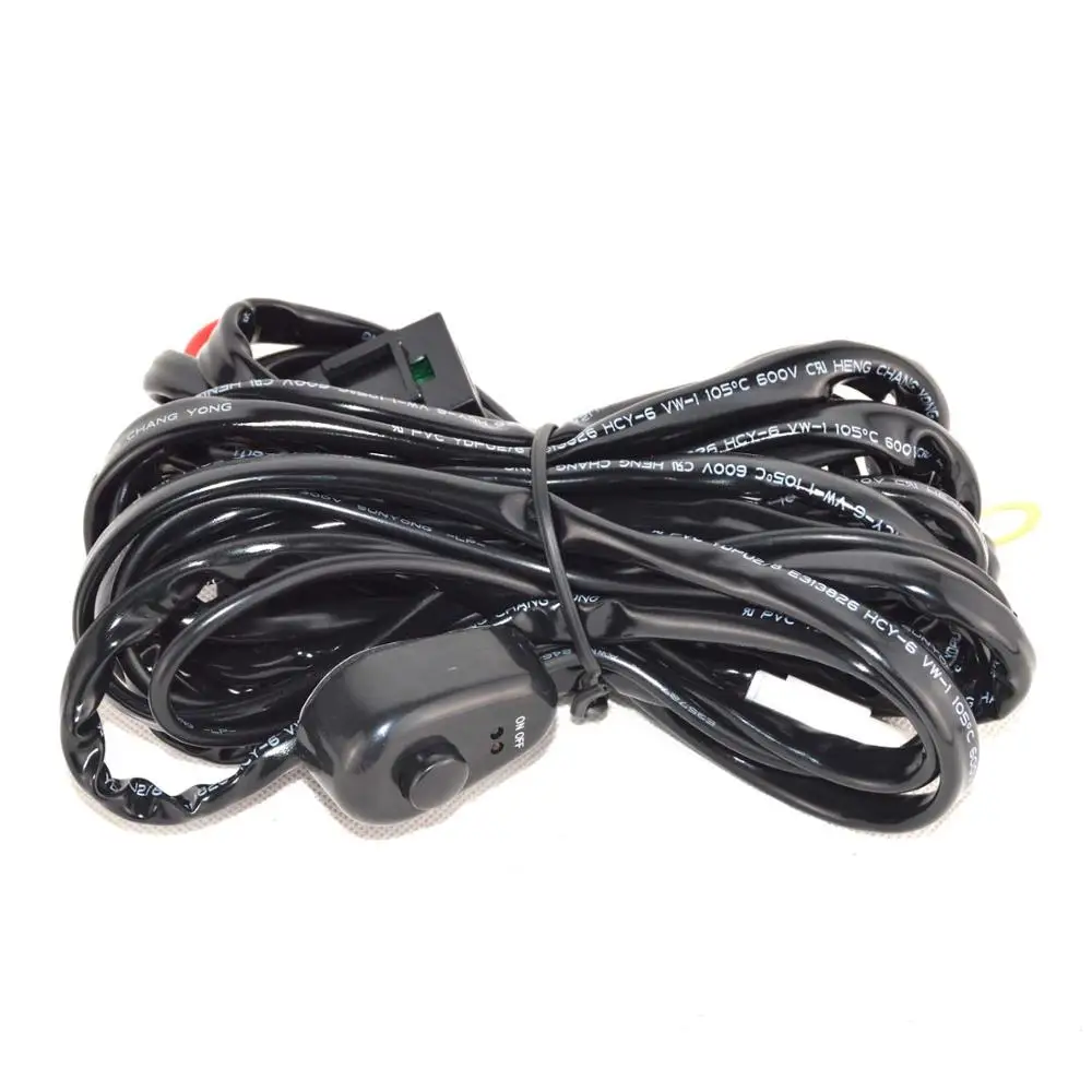 Only Wire Kit 7D 3 ряда Combo светодиодный бар 2" 32" 4" 50" изогнутый СВЕТОДИОДНЫЙ светильник Бар Offroad для автомобиля/пикап/грузовик светодиодный рабочий светильник бар 12V 24V - Цвет: Only Wire Kit