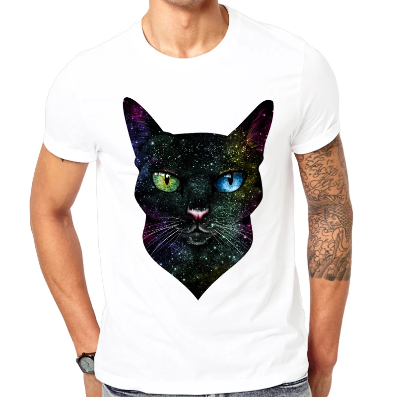 Популярные Модные Для мужчин топы 2018 Лето Последние полиграфический дизайн