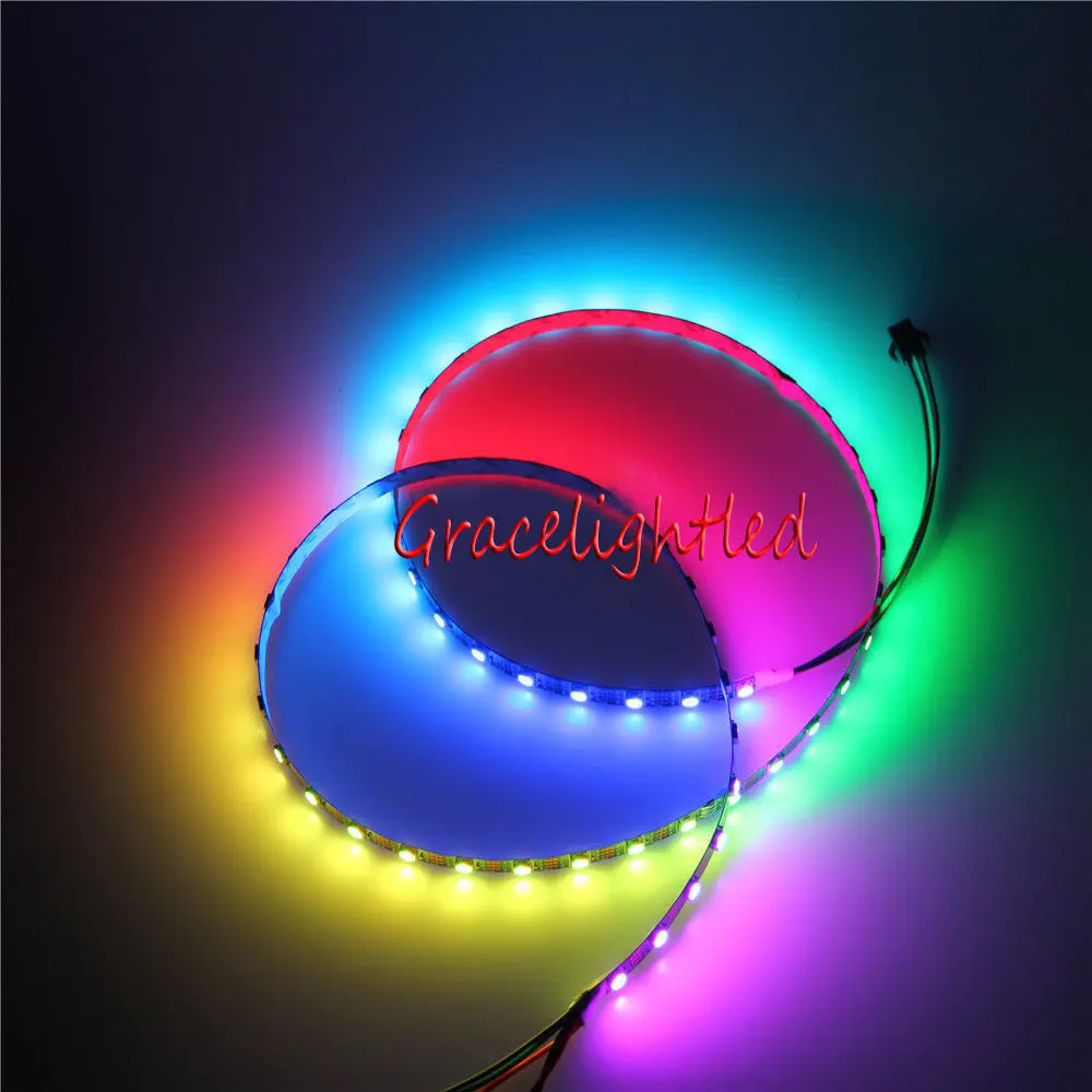 WS2812B 5050 RGB Светодиодные ленты 5 м 150 300 светодиодный s 144 30 светодиодный/M