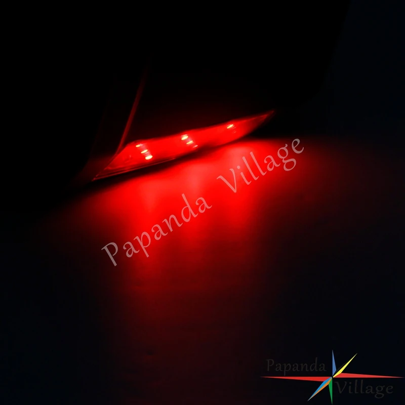 2 шт. универсальные боковые Чехлы для мотоциклов 20 л со светодиодной