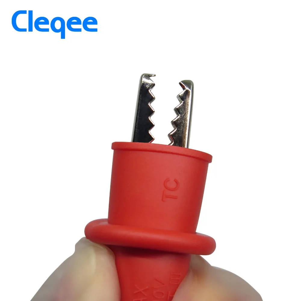 Cleqee P1502B Универсальный зонд мультиметр Тестовые провода мульти тест er Наконечник иглы свинцовый матч с зажимами аллигатора ручка кабель