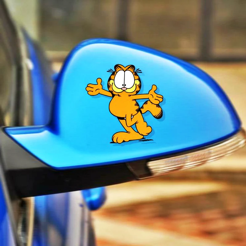 Автомобильные аксессуары Volkrays 2 шт. забавная наклейка Garfield украшение для
