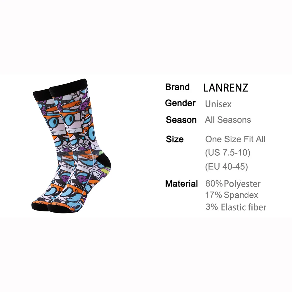 Носки мужские и женские модные забавные с 3d принтом|compression socks|fashion sockssocks |