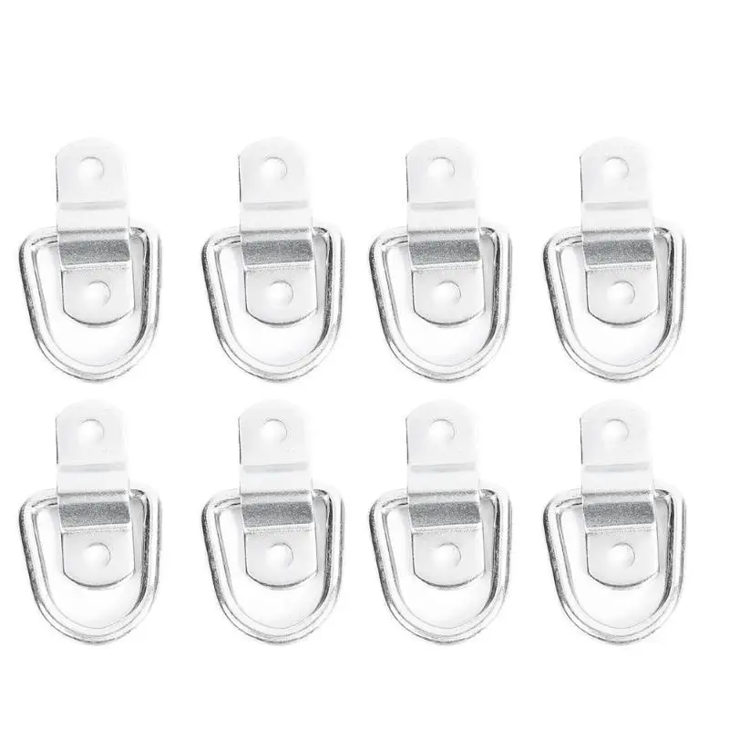 8 шт. крепежные кольца + скобы для грузовика Ван трейлер лошадиных коробок лодка