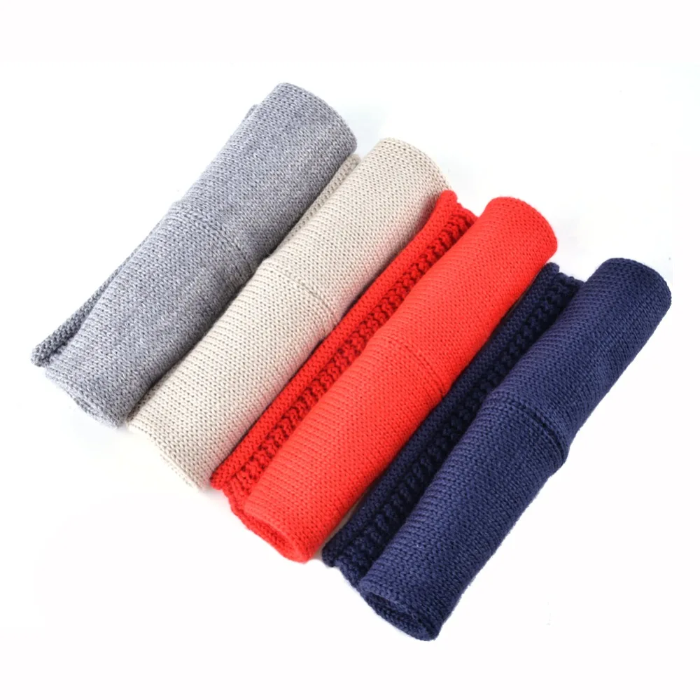 Зимние шапки TQMSMY для мужчин и женщин вязаные из шерсти Skullies Женские однотонные