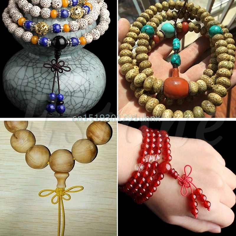 45 м веревка Нейлон Китайский узел шнур макраме бисера плетеные ювелирные изделия