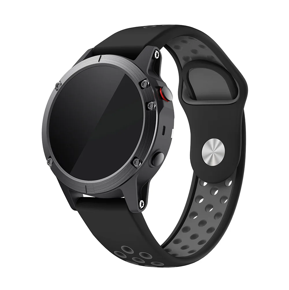 22 мм ремешок для часов Garmin Fenix 5/5 Plus часы Quick Release силиконовый ремешок для Garmin Instinct Forerunner 935 945