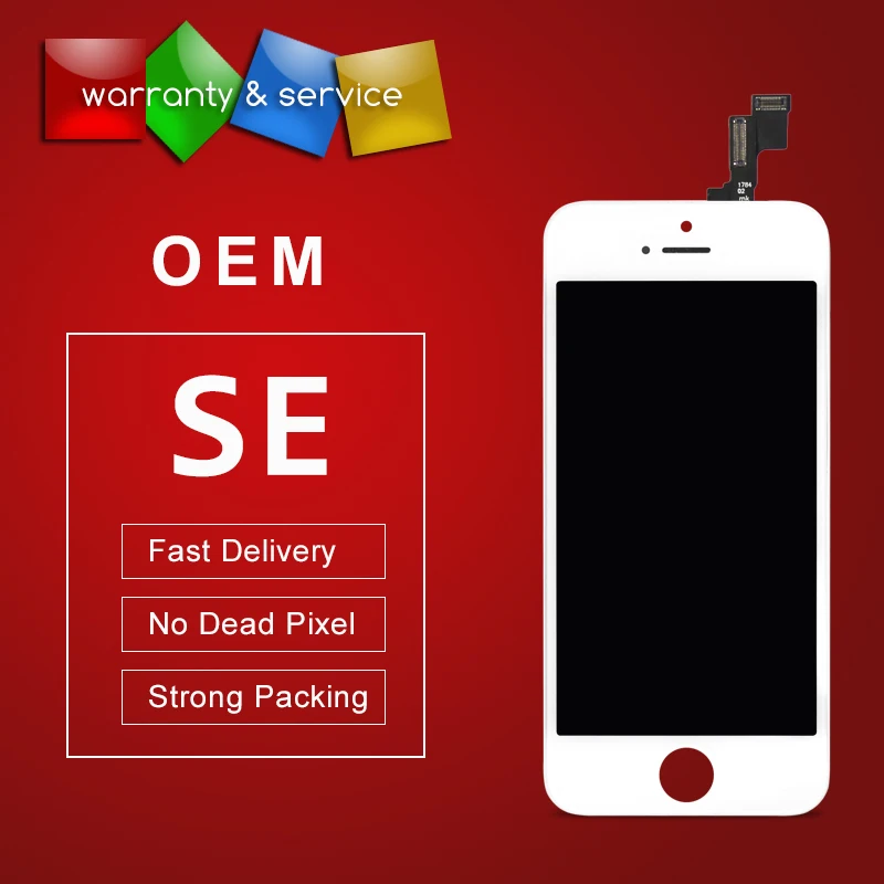 100% абсолютно новый класс OEM ЖК-экран для iPhone SE ЖК-дисплей дигитайзер сборка Замена