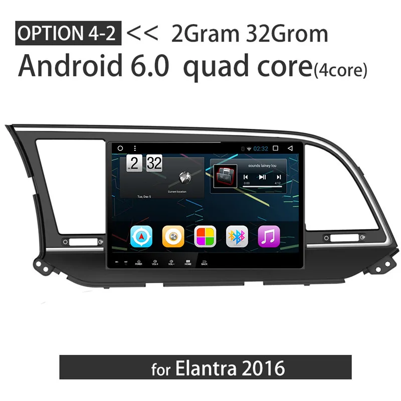 Topnavi Автомобильные Проигрыватели для hyundai Elantra Avante MD 2004-2011 2012 Автомагнитола Android 7,1 С восьмиядерным 8 ядром - Цвет: 6.0 4Core 4-2