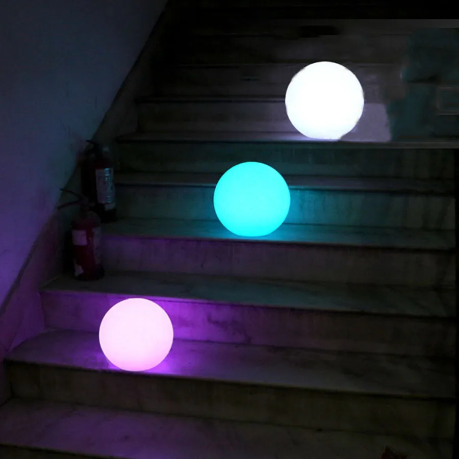 Перезаряжаемый пульт дистанционного управления RGB красочный светодиодный плавающий шар с подсветкой светильник для бассейна IP68 уличный садовый светильник