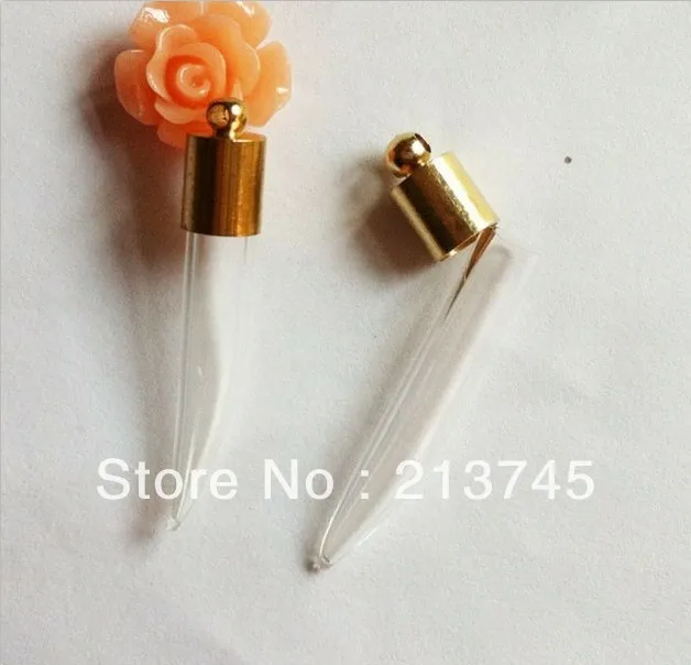 Бесплатная доставка! Подвеска в виде флакона с горячим перцем 5 мм (Золотой