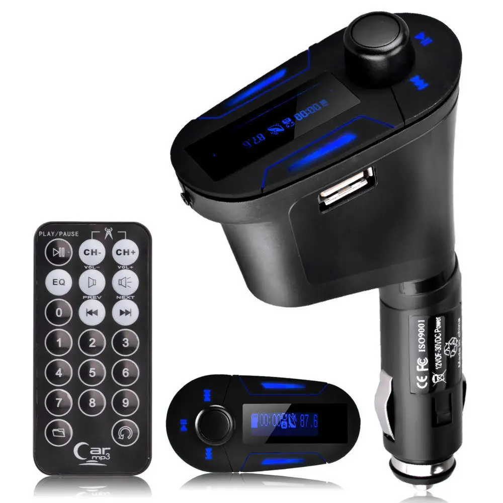 3 Цвета Дополнительно синий ЖК-дисплей Автомобильный MP3-плеер аудио плеера