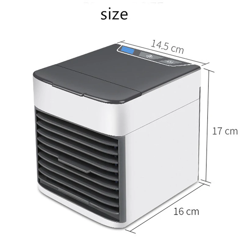Air Cooler Fan Cooling Mini USB Portable Conditioner Humidifier Purifier Light Desktop Table Desk Home Travel Hand | Бытовая техника