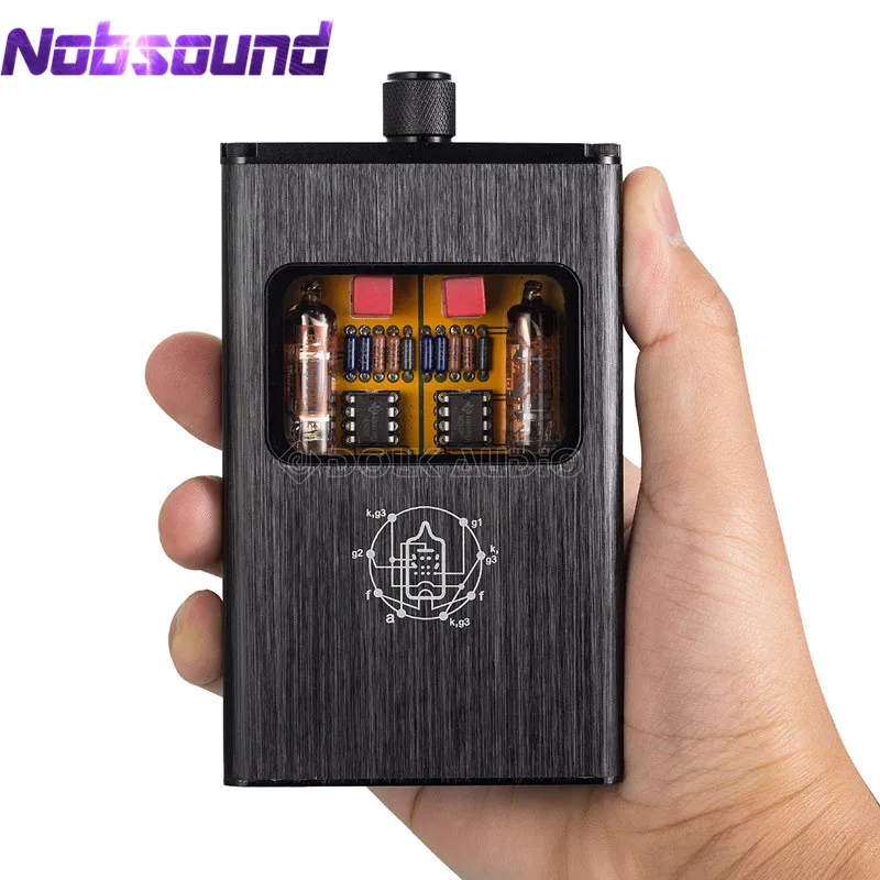 Portátil de Tubo a Vácuo Duplo-mono para Fone de Ouvido Nobsons-amplificador Audição Balanceada
