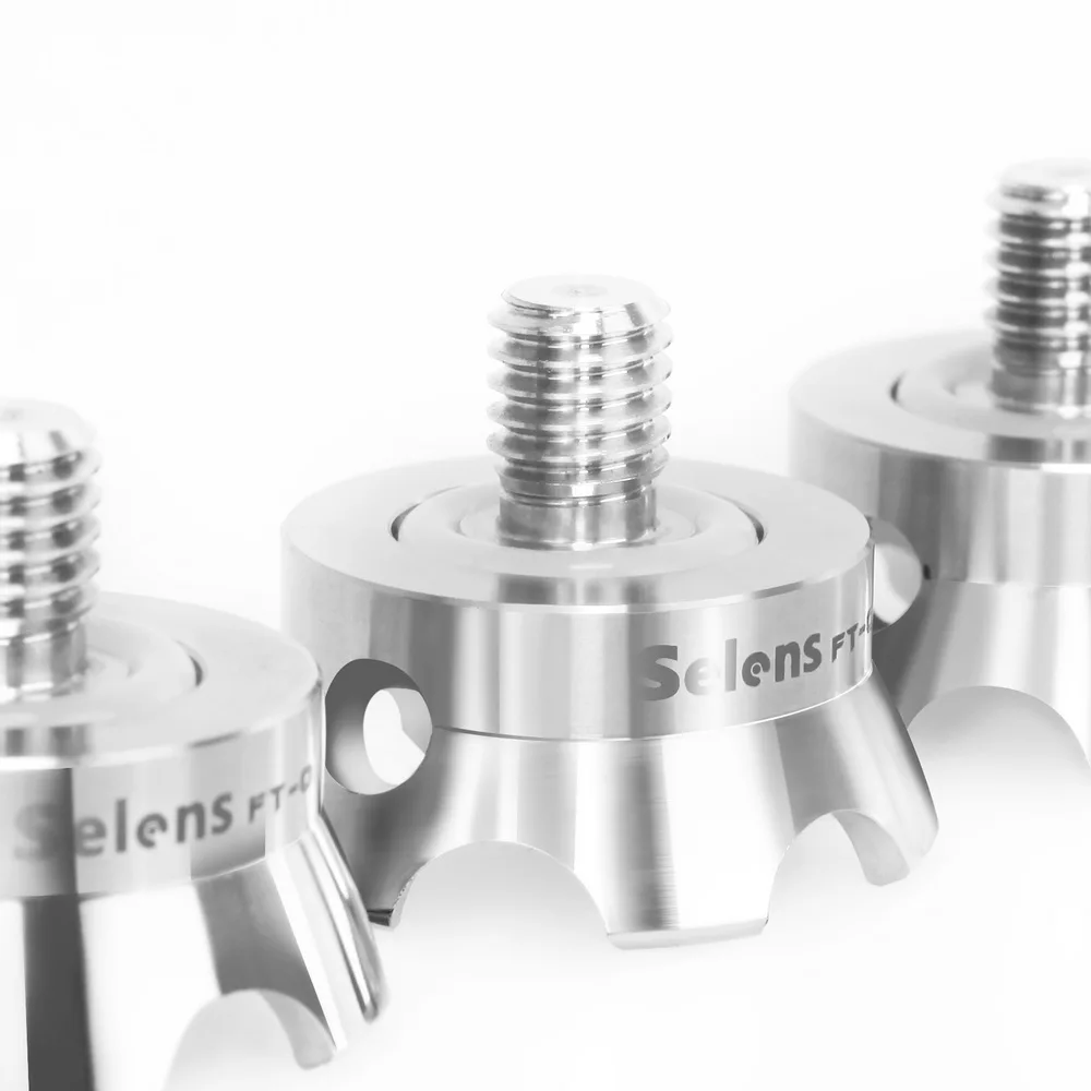 Selens 3 шт. Pro 3/8 &quotштатив из нержавеющей стали рок ноги Спайк для Gitzo RRS BENRO SIRUI льда
