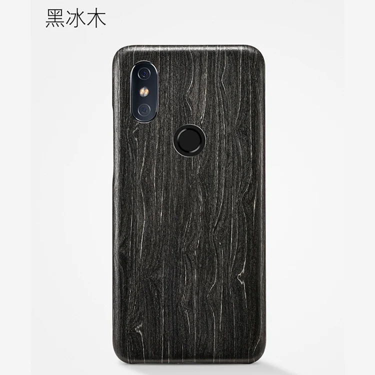 Black ice wood Чехол для телефона из натурального дерева для Xiaomi mi X 3 mi X3, чехол, бамбук/орех/палисандр/Черное ледяное дерево/оболочка(настоящее дерево - Цвет: Black ice wood