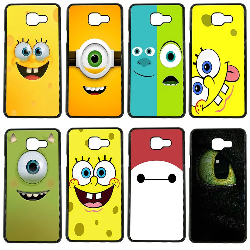 Funny Cartoon Character Face Emoji Phone Cases for Samsung Galaxy S8 S9 Plus S3 S4 S5 Mini S7 S6 Edge Shell Hard PC Cover |