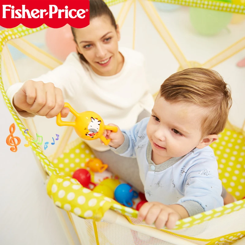 FISHER PRICE детские игрушки для детей шар погремушка со звуками Мягкие плюшевые