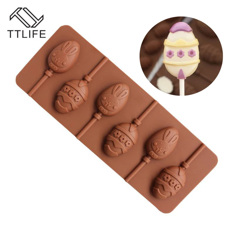 TTLIFE 6 отверстий фотографический фон с пасхальными яйцами 3D силиконовые формы для