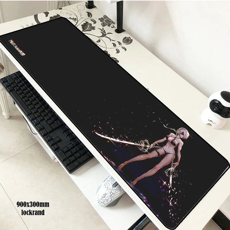 

NieR Automata padmouse 900x300x2mm pad to mouse big notbook computer mousepad sexy gaming mouse pads gamer keyboard mouse mat