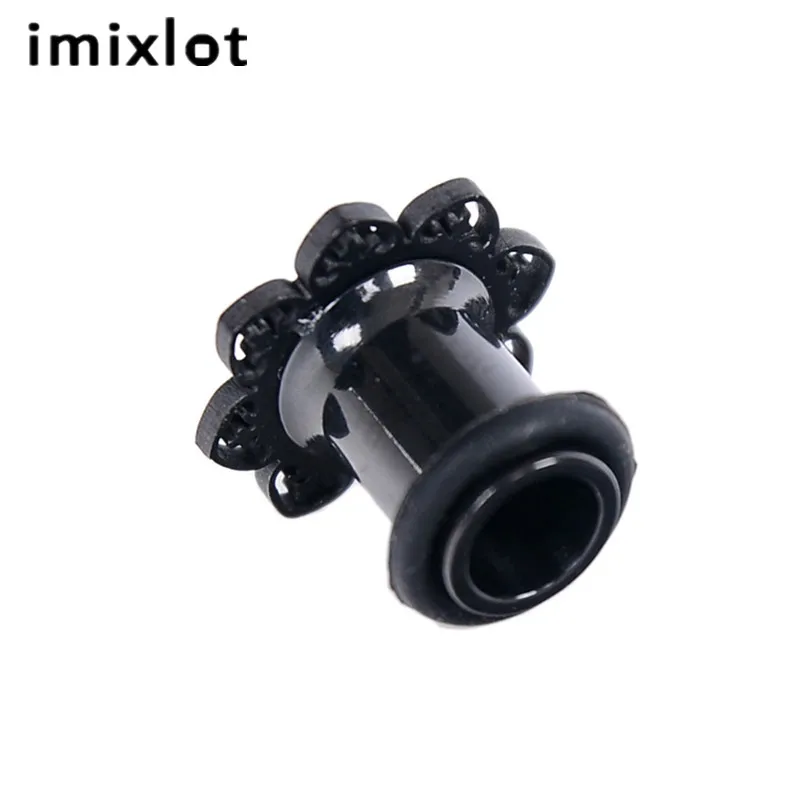 Женские и мужские ушные пробки imixlot черные из нержавеющей стали с расширенным