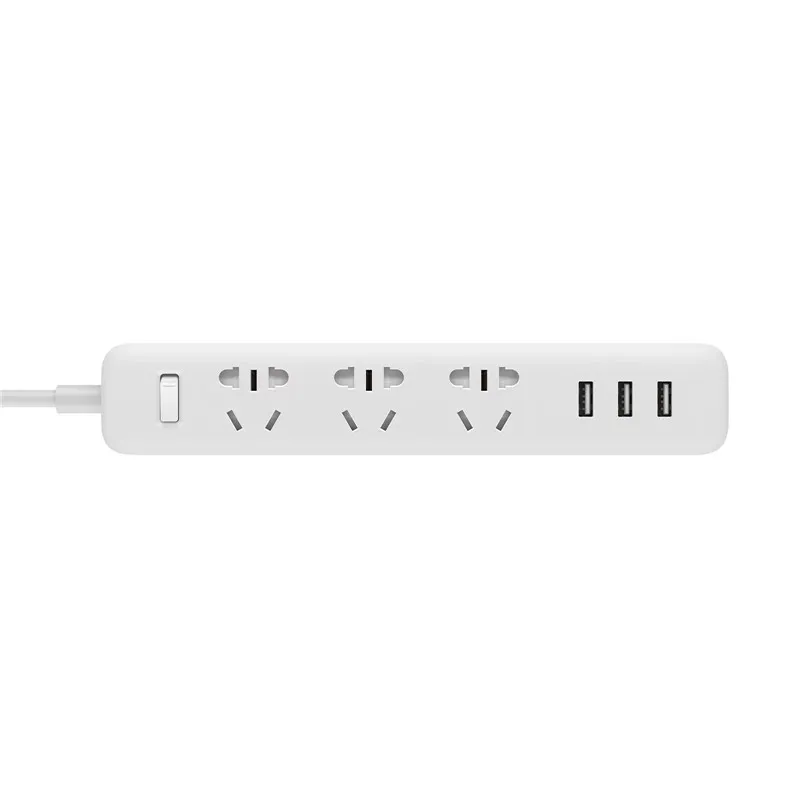 Оригинальная розетка Xiaomi power strip 3 порта USB стандартный удлинитель Разъем