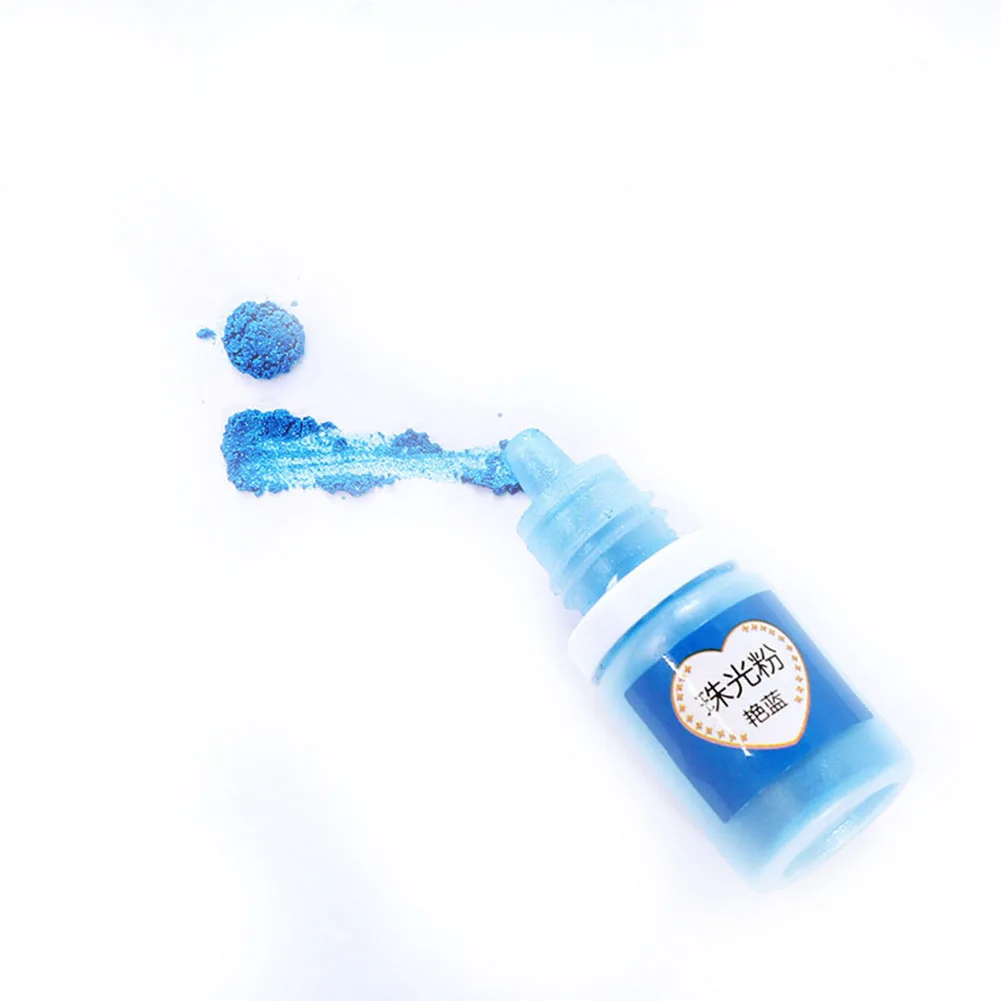 Cobalt blue Новые поделки своими руками 24-Цвет косметика парфюмерия диспенсер 5 мл кружевные шелковые трусики перламутрового оттенка пигментный порошок MICA Радуга УФ эпоксидной смолы для ювелирных изделий Трафаретный вырубной штамп Бумага Декор - Цвет: Cobalt blue