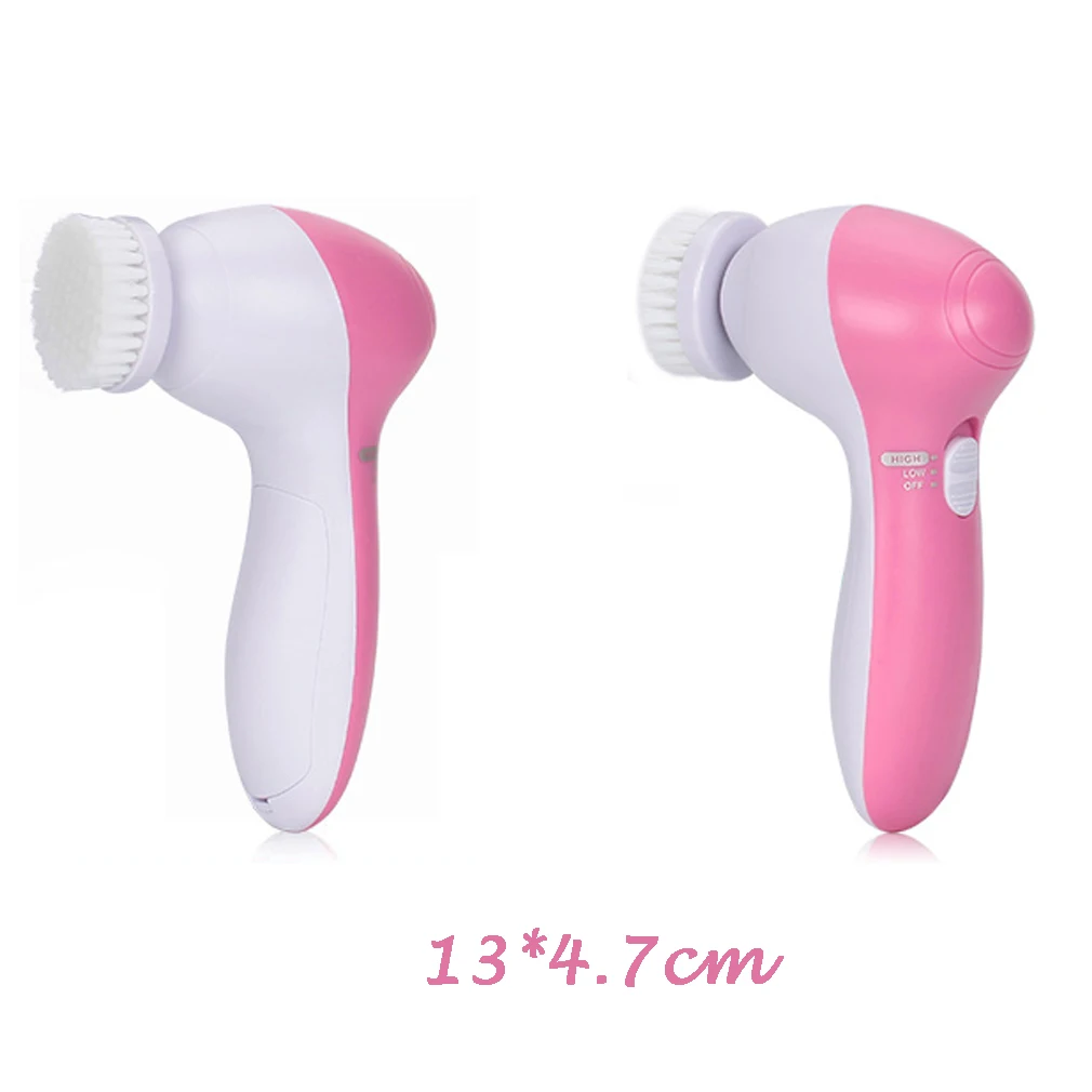 5 In1 Multifunction Electronic Face Facial Cleansing Brush Spa Skin Care massage
