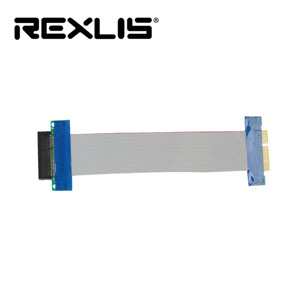 Расширитель платы REXLIS PCI E 4X гибкий удлинитель ленточный адаптер